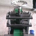 Mosaic glass roller press breaking machine